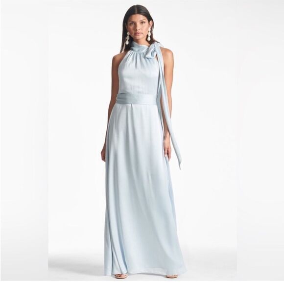 Sachin + Babi Kayla Gown Ice Blue Bridesmaid Wedding Prom NWT 2 $285 - Picture 3 of 7